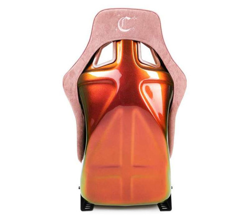 NRG FRP Bucket Seat (Large) Prisma-Chromatic Mauve Vegan Suede w/ Chameleon Back - FRP-302MUV-CHRMTC User 1