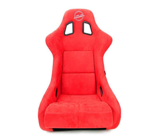 NRG FRP Bucket Seat (Large) Red Alcantara w/ Dragon Livery - FRP-302RD-DRGN-R User 1