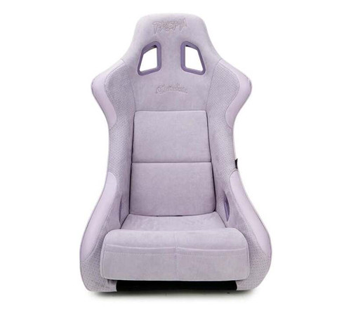 NRG FRP Bucket Seat (Medium) Prisma-Chromatic Lilac Vegan Suede w/ Chameleon Back - FRP-303LIC-CHRMTC User 1
