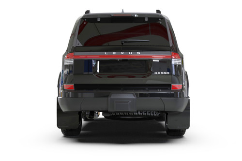 Rally Armor 24-25 Lexus GX 550 Luxury Premium Black Mud Flap - Silver Logo - MF162-UR-BLK-SIL User 1