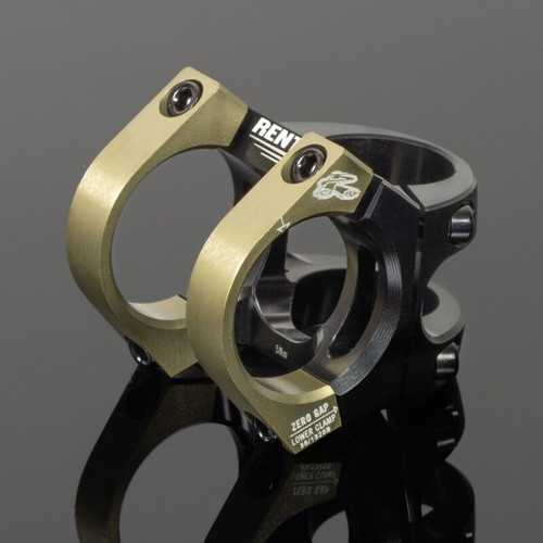 Renthal V2 Apex Stem 35 x 33 mm. -  Black/AluGold - STM126-02-005-01 Photo - Primary