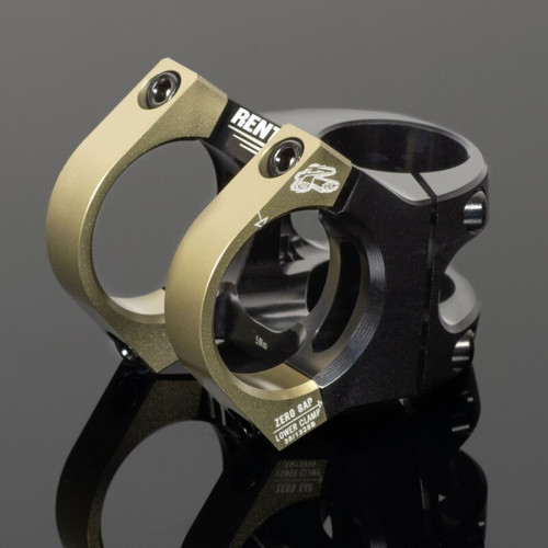 Renthal V2 Apex Stem 35 x 40 mm. -  Black/AluGold - STM127-02-005-01 Photo - Primary