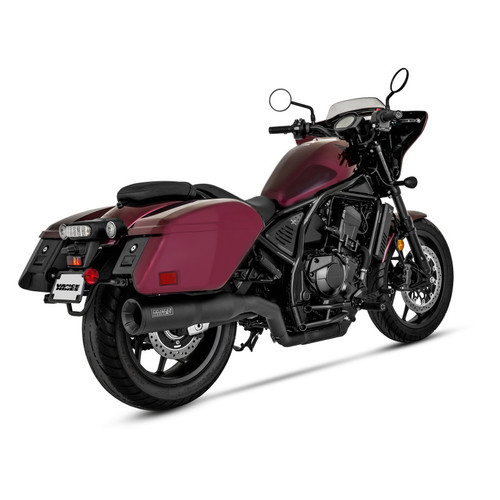 Vance & Hines Honda 2023 Rebel 1100T S/O Black Slip-On Exhaust - 48427 Photo - Primary