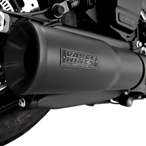 Vance & Hines 2025 Indian Scout Hi-Output Black Slip-On Exhaust - 48627 Photo - Primary