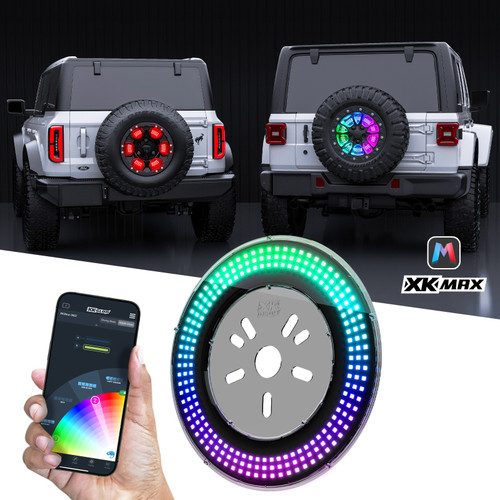 XK Glow XKmax RGBW 5th Wheel Light for Ford Bronco - MX-5WHEELB User 1