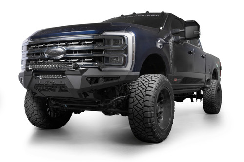 Addictive Desert Designs 2023+ Ford Super Duty HoneyBadger Front Bumper w/ Top Hoop - F810221770103 Photo - Primary
