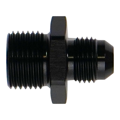 DeatschWerks 6AN Male Flare to M18x1.5 Male Inverted Flare Adapter - 6-02-0642-B Photo - Primary