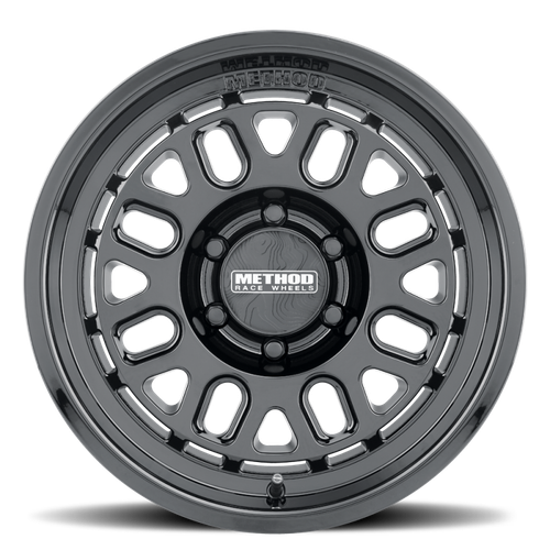 Method MR321 17x8.5 +25mm Offset 6x5.5 BP 106.25mm CB Gloss Black Wheel - MR321785601325 Photo - Close Up