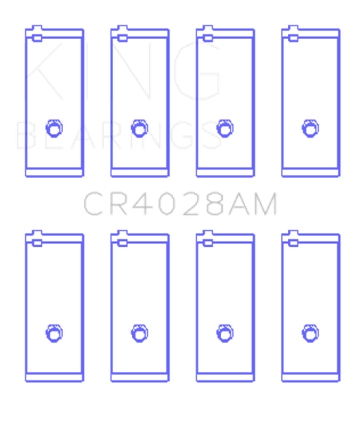 King Engine Bearings Toyota 3Y (Size +0.75mm) Connecting Rod Bearing Set - CR4028AM0.75 Photo - Primary