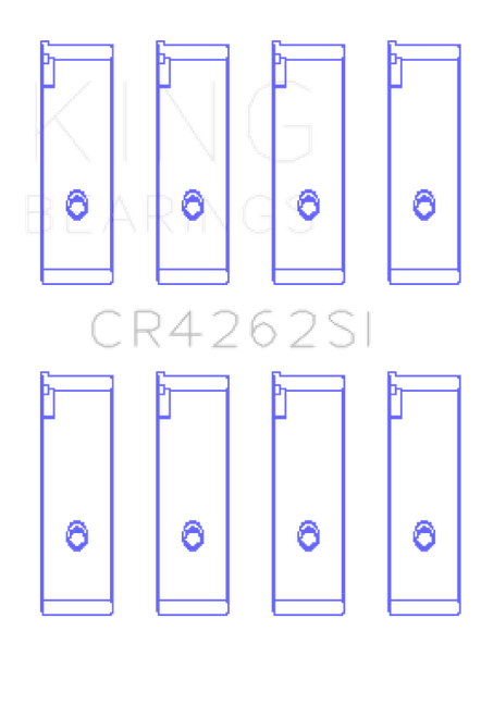 King Engine Bearings Suzuki J18K/J20A (Size +0.25mm) Connecting Rod Bearing Set - CR4262SI0.25 Photo - Primary