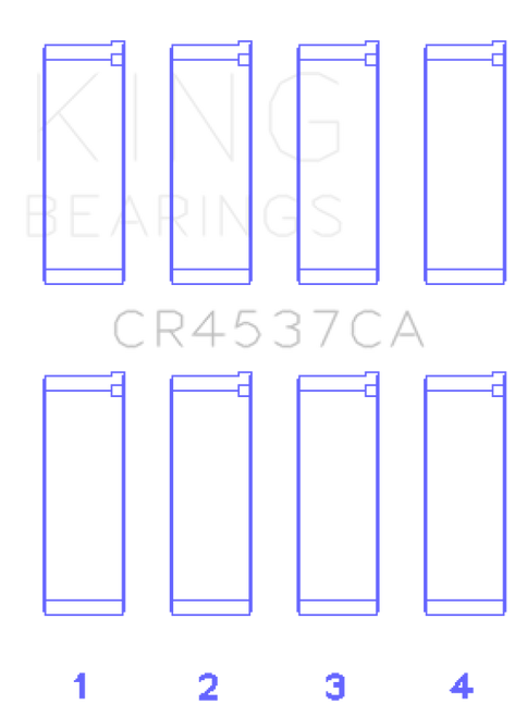 King Engine Bearings Mini Cooper W10B16A (Size +0.25mm) Connecting Rod Bearing Set - CR4537CA0.25 Photo - out of package