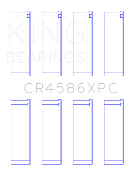 King Engine Bearings Mitsubishi 4B11T (Size 0.5) Coated Performance Rod Bearing Set - CR4586XPC0.5 Photo - out of package