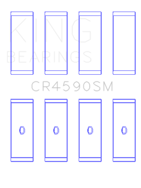 King Engine Bearings Audi Amb/Aum/Alt/Awa/Blr (Size +0.75mm) Connecting Rod Bearing Set - CR4590SM0.75 Photo - Primary