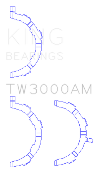 King Engine Bearings Ford 6.7L Power Stroke V8 Diesel Thrust Washer Set - TW3000AM Photo - Primary
