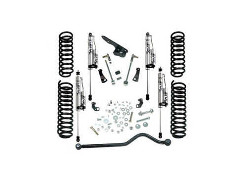 Superlift 07-18 Jeep Wrangler JK Unlimited 4in Standard Lift Kit w/ Fox 2.0 RESI Shocks - K941FX Photo - Primary