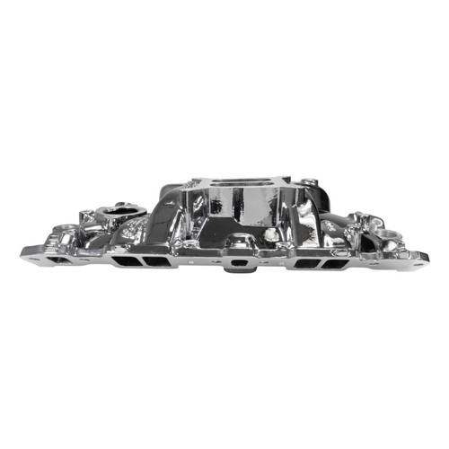 Edelbrock Chevy SB Performer EPS Intake Manifold w/ Oil Fill Tube - Chrome Plasma - 2703-CP Photo - Primary