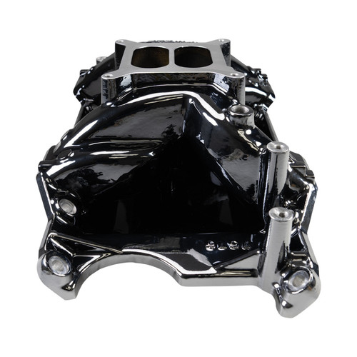 Edelbrock RPM Air-Gap Small Block Chrysler Intake Manifold - Black Plasma - 7576-BP Photo - Close Up