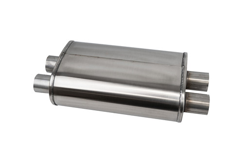 Corsa PRO-Series Tuned 304SS Muffler 2.5in Dual Inlet/Outlet - 22.25in OAL - CPX2525 Photo - Primary