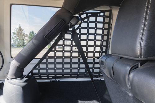 DV8 Offroad 07-18 Jeep Wrangler JK 4-Door Pocketed Rear Window Molle Panels - MPJK-02 Photo - Primary