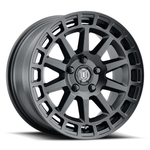 ICON Journey 17x8 / 5x100 / 38 mm / 6in BS Satin Black Wheel - 7117805060SB Photo - Primary