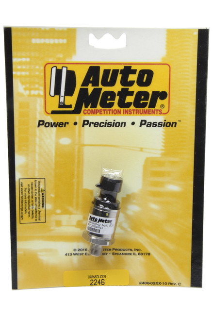 Autometer Replacement Sender for 100psi Oil and Fuel Pressure Full Sweep - 2246