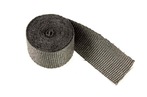 2in x 15' Exhaust Wrap Black Glass