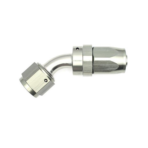 DeatschWerks 8AN Female Swivel 45-Degree Hose End CPE - 6-02-0806