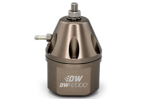 DeatschWerks DWR2000 Adjustable Fuel Pressure Regulator - Titanium - 6-2000-FRT