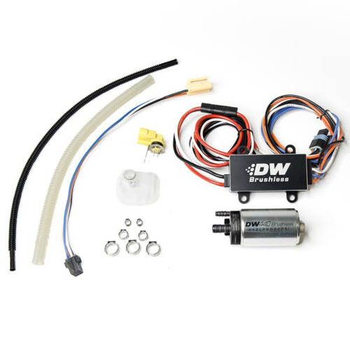 DeatschWerks 03-13 Chevy Corvette 440lph InTank Brushless Fuel Pump w/9-0909 Instl kit/C102 Contrllr - 9-442-C102-0909