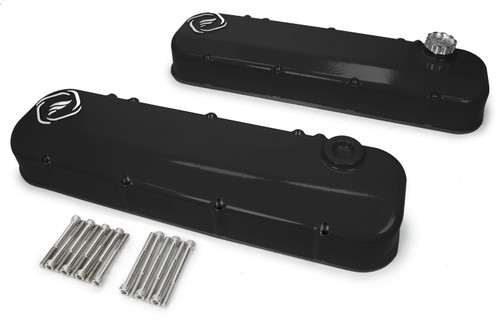 Billet Alm Valley Plate LSX Block Black Anodized