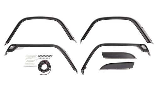 Bushwacker 97-06 Jeep TJ Max Pocket Style Flares 4pc - Black - 10908-07 Bushwacker 97-06 Jeep TJ Max Pocket Style Flares 4pc - Black - 10908-07