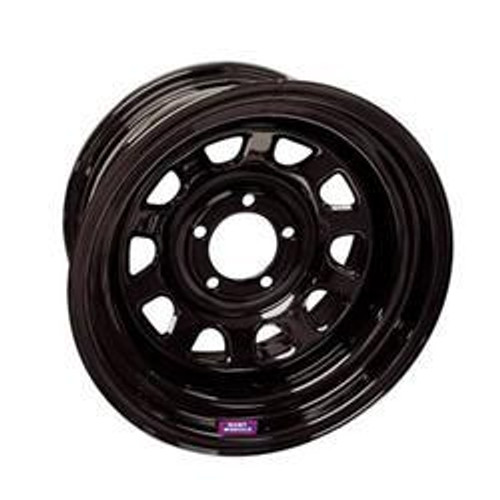 15x10 5x4.5 3.75in BS Blk Supertrucker Wheel
