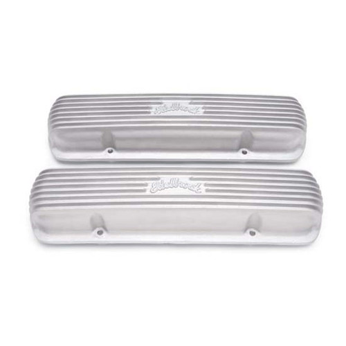 Edelbrock Valve Cover Classic Series Pontiac 1962-1979 301-455 CI V8 Satin - 41309