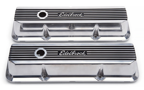 Edelbrock Valve Covers Elite II Ford FE 1958-76 Polished - 4277