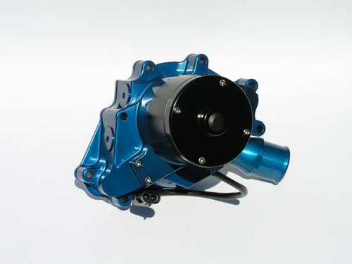 SBF Billet Electric W/P - Hi-Flow - Blue