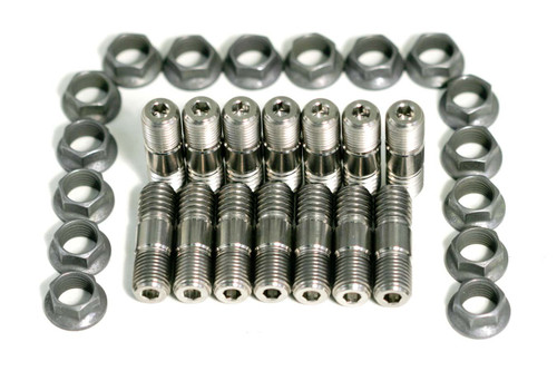 Ti Header Stud And Nut Kit 14pcs