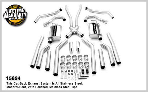 68-72 GM A Body 2.5in Dual Exhaust System