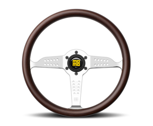 Super Grand Prix Steerin g Wheel Wood/Pol. Silver