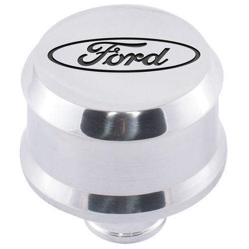 Ford Slant-Edge Breather Recessed Black Oval Pol