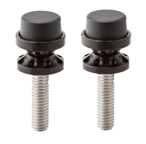 Hood Adjusters 0.875in Length Black Pair