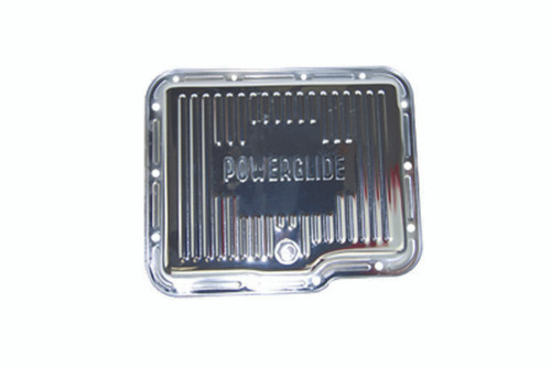 GM Powerglide Steel Trans Pan Chrome