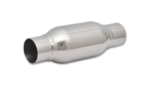 Bottle Style Resonator 2 .5in inlet/outlet x 12in