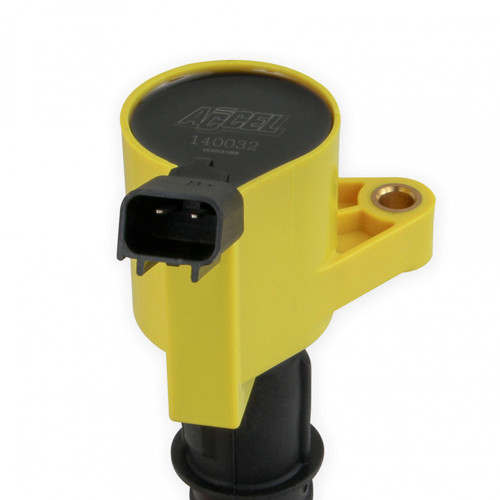 ACCEL Ignition Coil - SuperCoil - 1998-2008 Ford 4.6L/5.4L/6.8L 2-valve modular engines - Yellow - Individual (ACC-1140032)