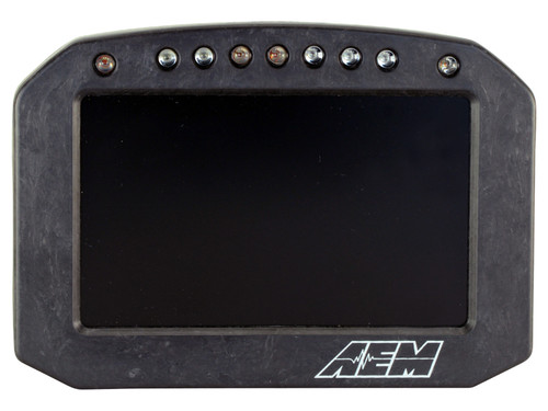 AEM CD-5 Carbon Flat Panel Digital Racing Dash Display - Logging / Non-GPS (AEM-305601F)