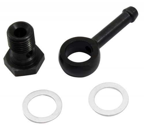 AEM Adjustable Fuel Pressure Regulator 90 degree Fitting Kit (AEM-25-390)