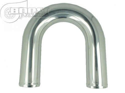 BOOST Products Aluminum Elbow 180 Degrees with 45mm (1-3/4") OD, Mandrel Bent, polish (BOP-3102031845)