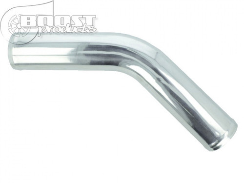 BOOST Products Aluminum Elbow 45 Degrees with 3-1/2" OD, Mandrel Bent, Polished (BOP-3102014589)