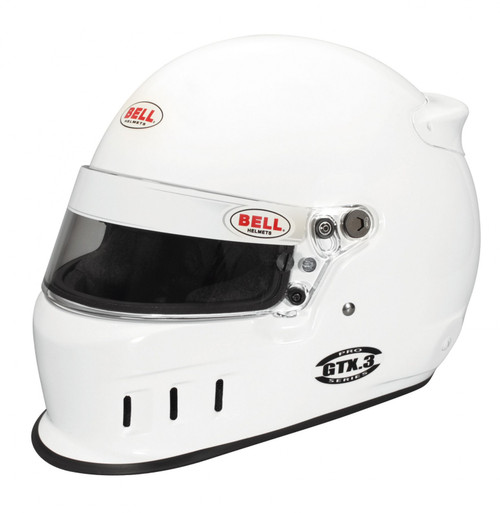 Bell GTX.3 White Racing Helmet - 60 cm (BEL-1314A04)