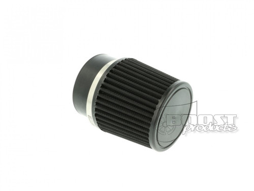 BOOST Products Universal Air Filter 76mm (3") ID Connection, 90mm (3-35/64") Length, Black (BOP-IN-LU-090-076)