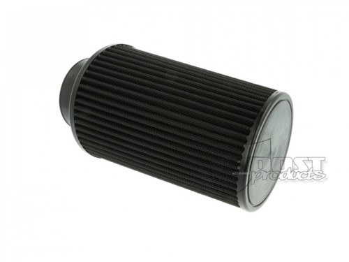BOOST Products Universal Air Filter 76mm (3") ID Connection, 200mm (7-7/8") Length Black (BOP-IN-LU-200-076)